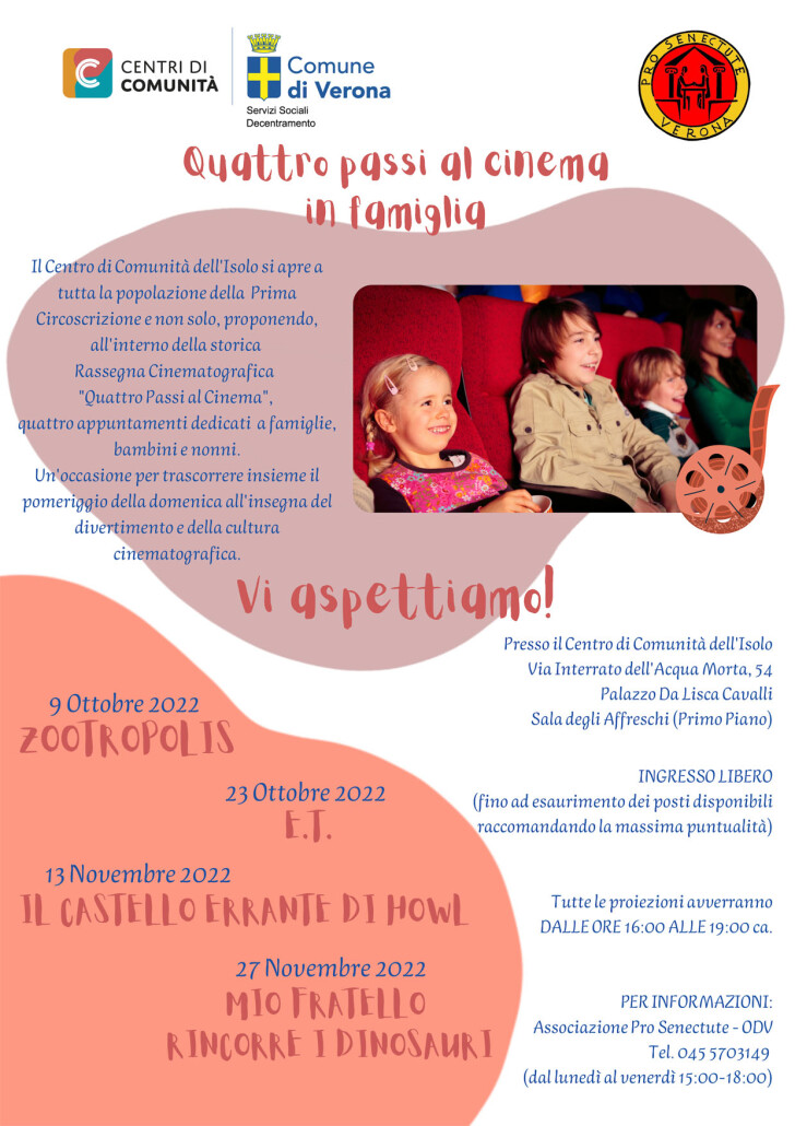 Quattro passi al cinema in famiglia
